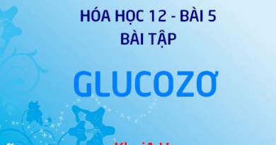 Bài tập về Glucozơ và Fructozơ: Giải bài tập 1, 2, 3, 4, 5, 6 trang 25 SGK Hóa 12 bài 5